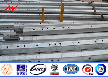 Hot Dip Galvanized 60 Ft طول 70 Ft 90 Ft 90 قطب قدرت فلزی درجه 65 ASTM A572