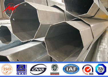 Hot Dip Galvanized 60 Ft طول 70 Ft 90 Ft 90 قطب قدرت فلزی درجه 65 ASTM A572