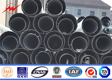 قطب انتقال قدرت قطب فولادی به ضخامت 4.5FT Q345 با قطر Bitumn