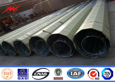 قطب انتقال قدرت قطب فولادی به ضخامت 4.5FT Q345 با قطر Bitumn