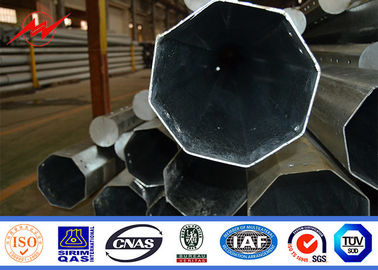 25 - 90ft GR65 قطب استیل گالوانیزه گرم Dip ، قطب های برق فولاد برقی