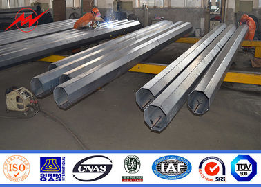 قطب انتقال نیرو برقی قیر 35FT 3 میلی متر ضخیم داغ گالوانیزه