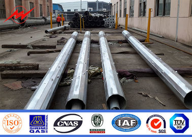 قطب فولادی گالوانیزه استاندارد 75ft NGCP فیلیپین با ضخامت های 4-5 میلی متر