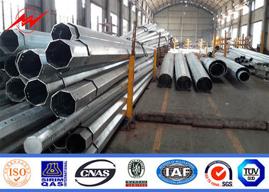 قطب فولادی گالوانیزه 69KV 45FT 2 Segements استاندارد NEA استاندارد فیلیپین