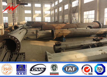 90FT پایه نوع 2 Segements قطب چند ضلعی داغ - گالوانیزه غوطه وری