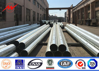 قطب برق برق ولتاژ بالا 10M 11M 12M برای انتقال و توزیع
