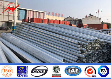 قطب فولادی گالوانیزه ISO 9m 10m با عملکرد عالی ضخامت های 2.75mm - 3mm