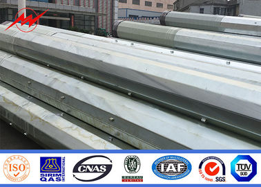 قطب فولادی گالوانیزه ISO 9m 10m با عملکرد عالی ضخامت های 2.75mm - 3mm