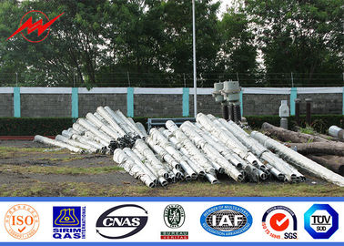 قطب برقی 3 میلی متر ضخامت 40ft 500KG Gr65 ، قطب های انتقال برق