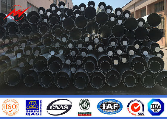 قطب توبولار فولادی با قدرت 10kv ~ 550kv برای پروژه خط انتقال