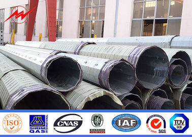 قطب فولادی گالوانیزه استاندارد 60ft Type Hs Ht Ngcp با ضخامت های 4-5 میلی متر