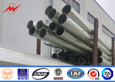 قطب های انتقال نیرو 11kv 132kv فولاد هشت ضلعی با محافظ فایبرگلاس