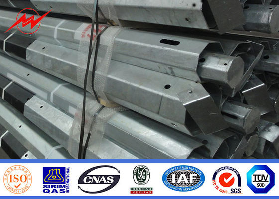 قطب برق فولادی ستون 15 متر با FRP و مارک ها ، استاندارد مالزی