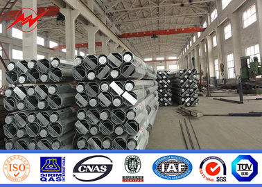قطب لوله ای فولادی 11 متر 7.2 میلی متر 3.8 میلی متر 69 کیلوولت برای خط انتقال