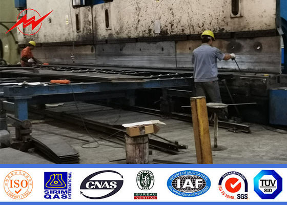 نوع فلنج برای توزیع ارتباطات 100 مونوپل فولادی را تنظیم کرد