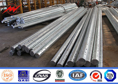 27.5m 60KN GR65 ابزار قدرت مواد قطبهای قدرت انتقال 45ft 50ft ارتفاع