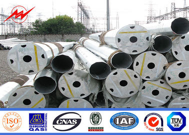 هشت ضلعی هشت ضلعی - قطب توبولار فولادی 90ft برای خط انتقال قدرت 69kv