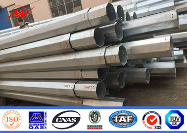 10 قطب برق فولادی گالوانیزه ASTM A36