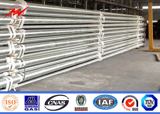 قطب های نوری برق خیابان 6m 8m 9m 12m با بازوی منفرد / دوبل