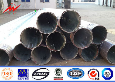 قطب برقی فولادی چند ضلعی گالوانیزه 25-80ft با قطب برقی NEA NGCP