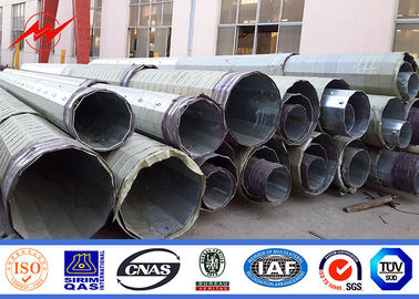 قطب برقی فولادی چند ضلعی گالوانیزه 25-80ft با قطب برقی NEA NGCP