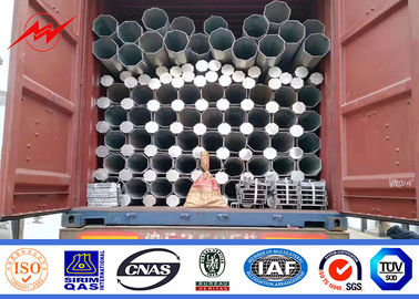 قطب های قدرت فولاد گالوانیزه گرم 10kv - 550kv 300-1000kg بار طراحی