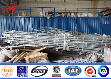 قطب برقی فلزی انتقال فولاد 15m 550 Dan 650 Dan 4mm / 5mm ضخامت