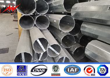 قطب برقی فلزی انتقال فولاد 15m 550 Dan 650 Dan 4mm / 5mm ضخامت