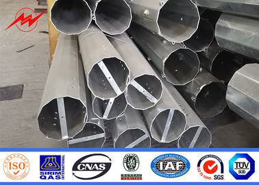 قطب برقی فلزی انتقال فولاد 15m 550 Dan 650 Dan 4mm / 5mm ضخامت