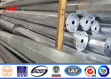 قطب های قدرت فولاد گالوانیزه گرم 10kv - 550kv 300-1000kg بار طراحی