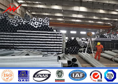 25-100ft NEA / NGCP قطب های برق استاندارد استاندارد Galvanized Steel Quakeproof