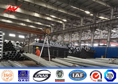 25-100ft NEA / NGCP قطب های برق استاندارد استاندارد Galvanized Steel Quakeproof