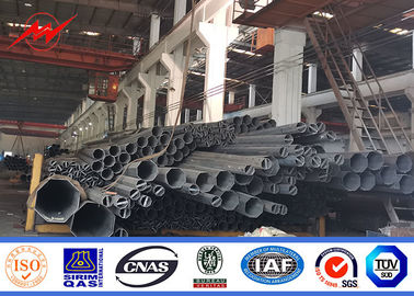 طول 14m 15m قطب خدمات برق Q355 فولاد گرم