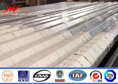 IP65 تابش گالوانیزه شدن فولاد قطب برق گرم غوطه 20 - 90ft 1-30mm