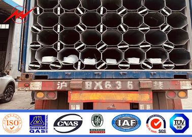 قطب های برق 12m 5KN برای خط توزیع برق با ظرفیت بار طراحی قوی