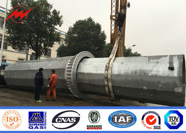 قطب های انتقال قدرت چند جانبه 90ft 100ft / قطب های توزیع برق ISO