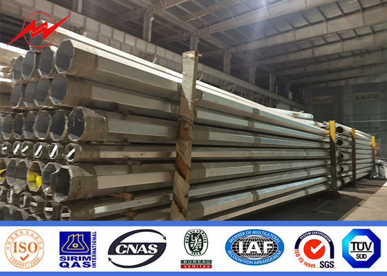 10m 400dan 650dan 800dan 355n / Mm2 قطب لوله فولادی