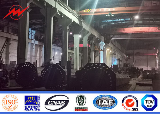 10m 400dan 650dan 800dan 355n / Mm2 قطب لوله فولادی