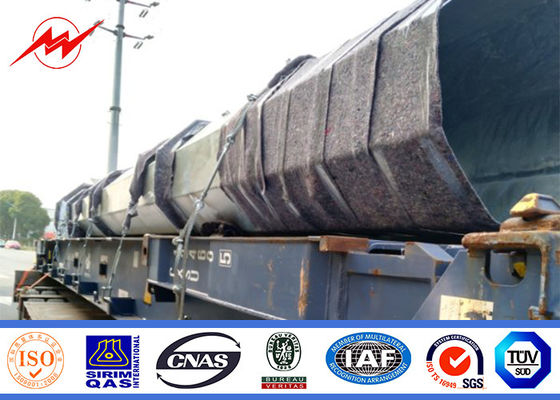 قطب های توزیع برق 90ft 100ft 110ft با گالوانیزاسیون