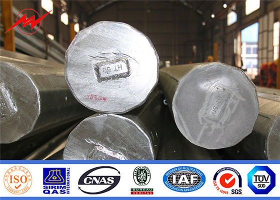 قطب برق گالوانیزه استاندارد 69KV Q345 NEA
