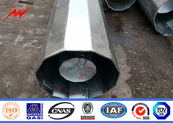 10kv 30kv 1000 Dan قطب خط انتقال 10m 12m 14m هشت ضلعی الکتریکی