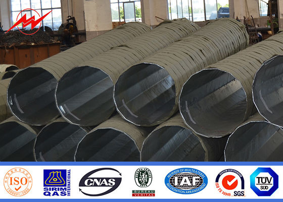 قطب لوله ای فولادی گالوانیزه Polygon 12m ASTM A123 69KV