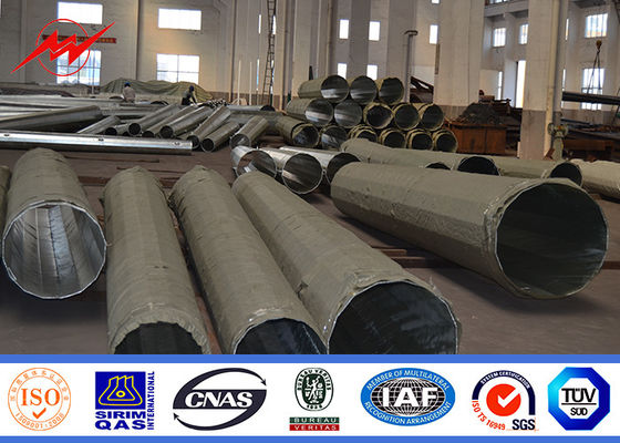 قطب لوله ای فولادی گالوانیزه Polygon 12m ASTM A123 69KV