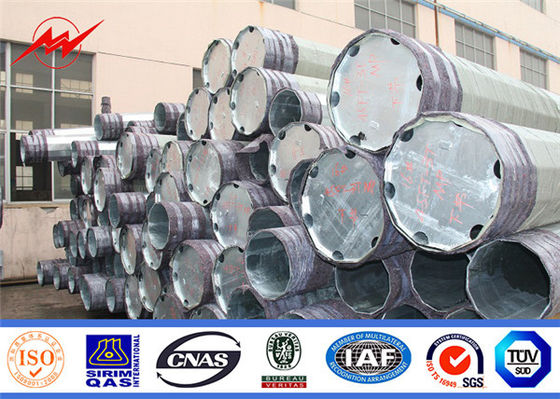 قدرت چند ضلعی 35ft 86um قطب فولاد گالوانیزه