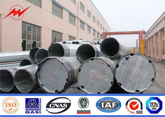 تیر 8 ضلعی مداربسته فولادی گالوانیزه 33kv 69kv