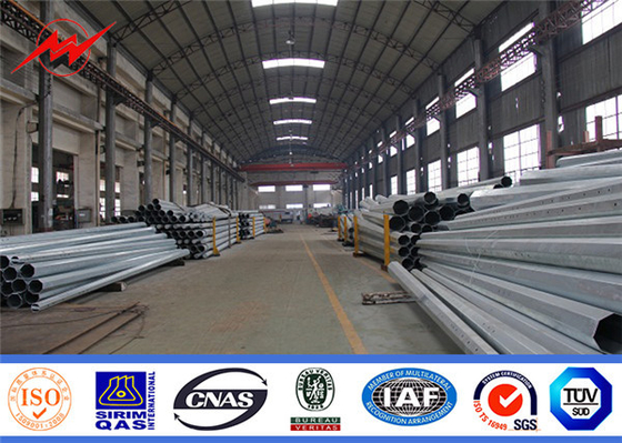 25ft هشت ضلعی فولاد گالوانیزه قطب Nea استاندارد