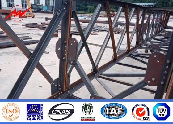 پایه چراغ خیابانی 220KV ASTM A123 گالوانیزه پایه چراغ خیابانی 10 متری