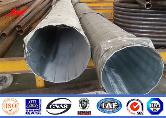 قطب قدرت فولاد گالوانیزه هشت ضلعی خط انتقال 35FT 70FT 90FT