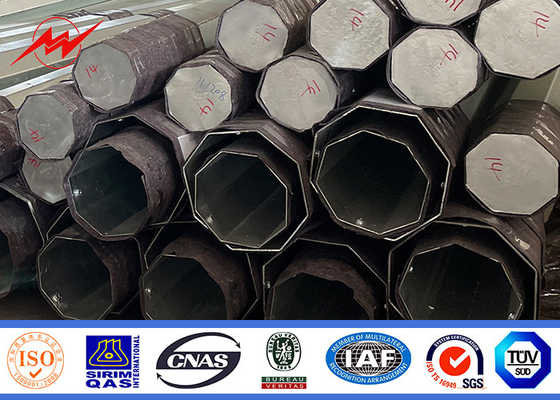 خط توزیع قطب های فولادی گالوانیزه استاندارد NEA 69KV Q345