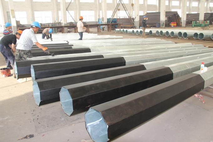 قطب قدرت انتقال فولاد گالوانیزه گرم با گواهینامه ISO9001 0